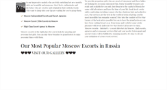 Desktop Screenshot of moscow-escorts.net